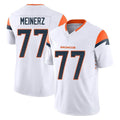 D.Broncos #77 Quinn Meinerz Player White Limited Vapor F.U.S.E. Home Game Ldoa Stitched Jerseys
