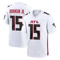 A.Falcons #15 Brian Robinson Player White Home Game Ldoa Stitched Jerseys