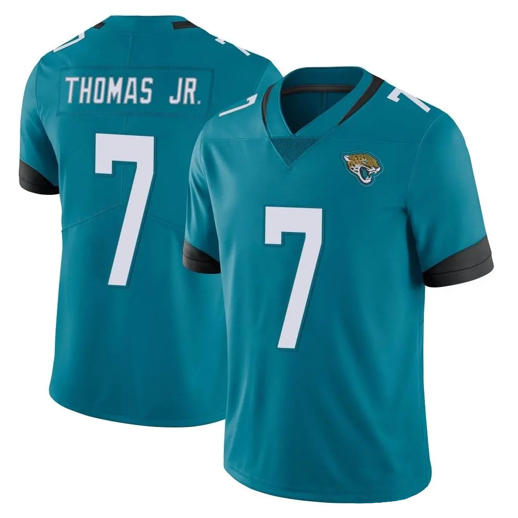 J.Jaguars #7 Brian Thomas Jr. Player Teal Vapor Untouchable Limited Home Game Ldoa Stitched Jerseys