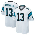 C.Panthers #13 John Metchie III Player White Game Ldoa Stitched Jerseys