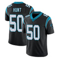 C.Panthers #50 Robert Hunt Player Black Vapor Untouchable Limited Game Ldoa Stitched Jerseys