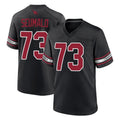 A.Cardinals #73 Isaac Seumalo Player Black Alternate Game Ldoa Stitched Jerseys