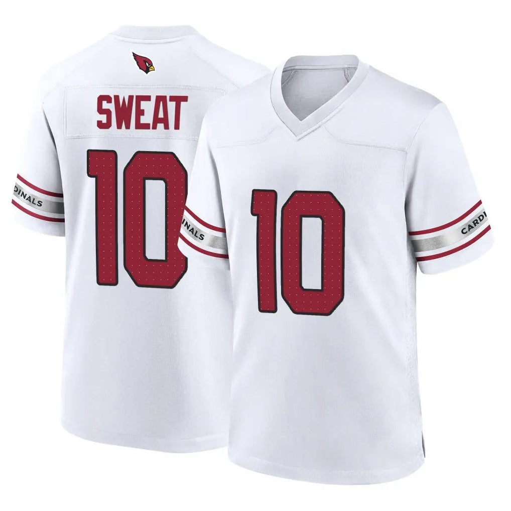 A.Cardinals #10 Josh Sweat Player White Home Game Ldoa Stitched Jerseys