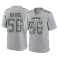 NY.Jets #56 Demario Davis Player Gray Limited Atmosphere Fashion Home Game Ldoa Stitched Jerseys
