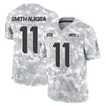 S.Seahawks #11 Jaxon Smith-Njigba Player Arctic Camo Limited Salute To Service Home Game Ldoa Stitched Jerseys