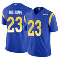 LA.Rams #23 Kyren Williams Player Royal Limited Vapor F.U.S.E. Home Game Ldoa Stitched Jerseys