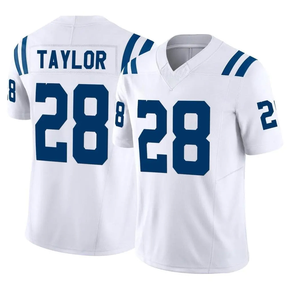 IN.Colts #28 Jonathan Taylor Player White Limited Vapor F.U.S.E. Home Game Ldoa Stitched Jerseys