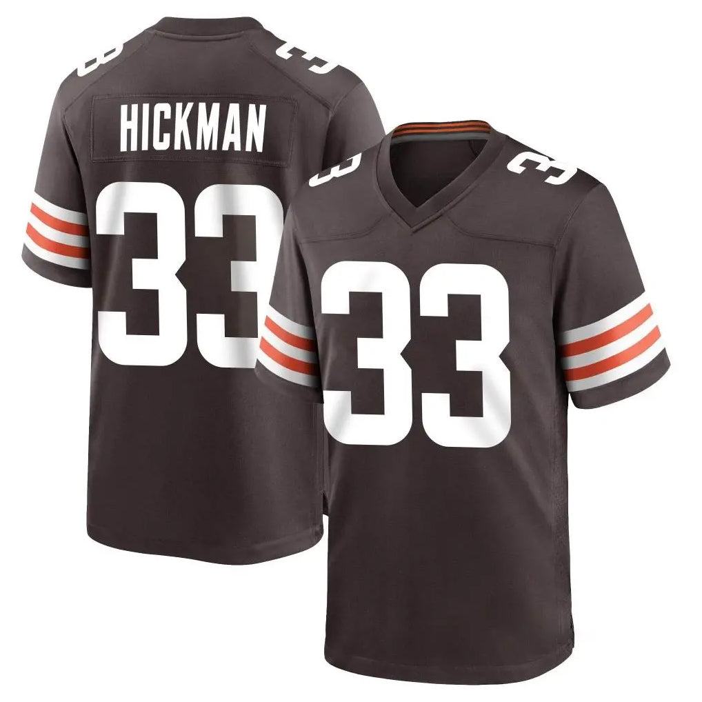 C.Browns #33 Ronnie Hickman Player Brown Home Game Ldoa Stitched Jerseys