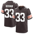C.Browns #33 Ronnie Hickman Player Brown Home Game Ldoa Stitched Jerseys