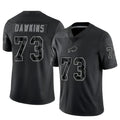 B.Bills #73 Dion Dawkins Player Black RFLCTV Limited Ldoa Stitched Jerseys