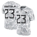 T.Titans #23 Kevin Winston Jr. Player Arctic Camo Limited Salute to Service Home Game Ldoa Stitched Jerseys