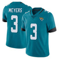 J.Jaguars #3 Jakobi Meyers Player Teal Vapor Untouchable Limited Home Game Ldoa Stitched Jerseys