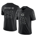 C.Bears #99 Gervon Dexter Sr. Player Black REFLECTIVE Limited Game Ldoa Stitched Jerseys