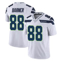 S.Seahawks #88 AJ Barner Player White Limited Vapor Untouchable Home Game Ldoa Stitched Jerseys