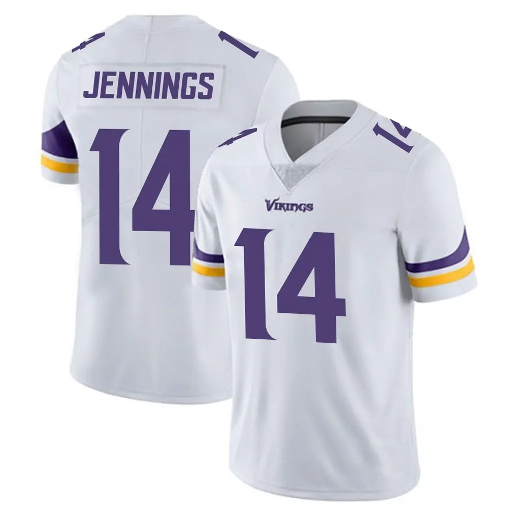 M.Vikings #14 Jauan Jennings Player White Limited Vapor Untouchable Home Game Ldoa Stitched Jerseys