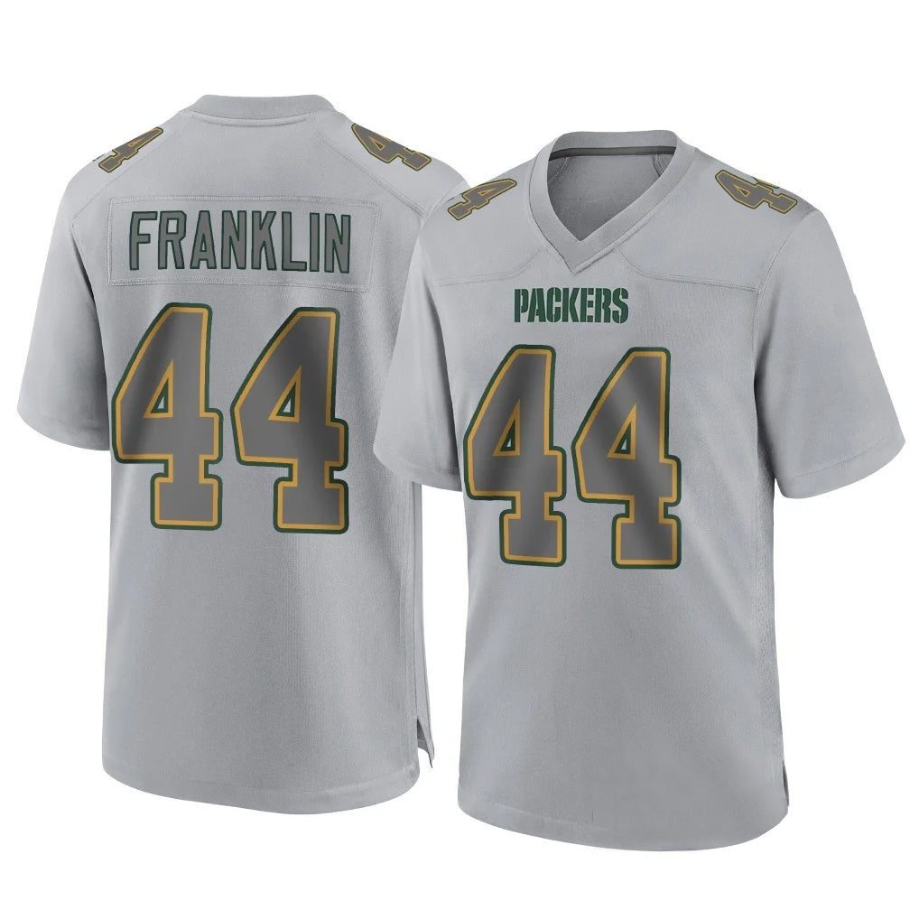 GB.Packers #44 Zaire Franklin Player Gray Atmosphere Fashion Home Game Ldoa Stitched Jerseys