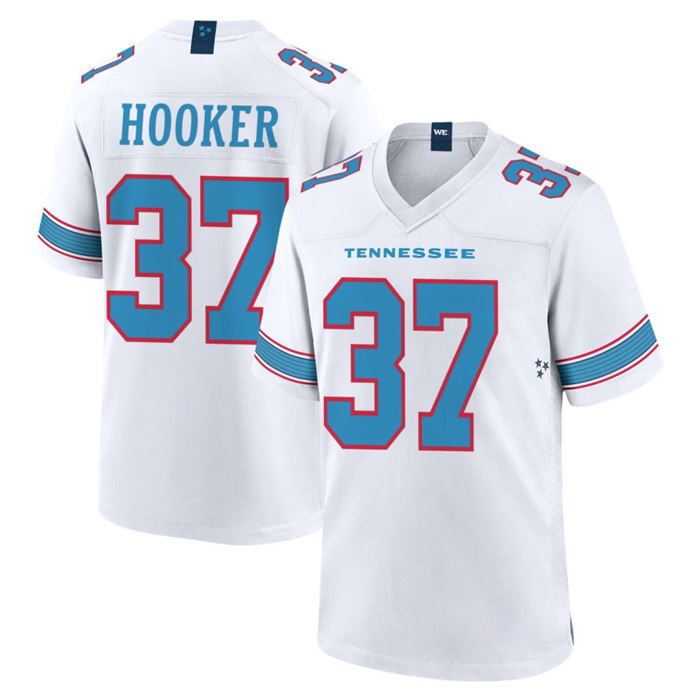 T.Titans #37 Amani Hooker Player White 2026 Game Home Ldoa Stitched Jerseys