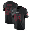 SF.49ers #54 Fred Warner Player Black Impact Limited Home Game Ldoa Stitched Jerseys