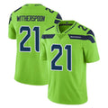 S.Seahawks #21 Devon Witherspoon Player Green Limited Color Rush Home Game Ldoa Stitched Jerseys