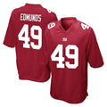 NY.Giants #49 Tremaine Edmunds Player Red Home Game Ldoa Stitched Jerseys