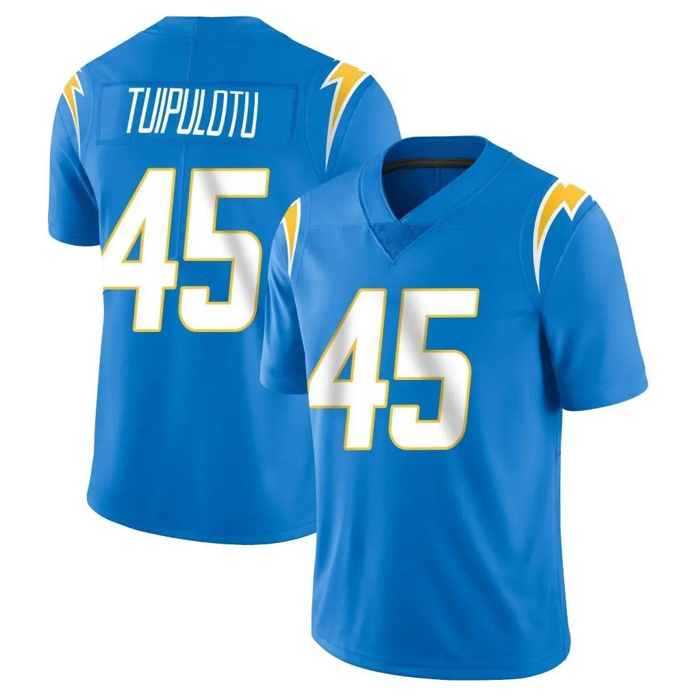 LA.Chargers #45 Tuli Tuipulotu Player Blue Limited Vapor Untouchable Home Game Ldoa Stitched Jerseys
