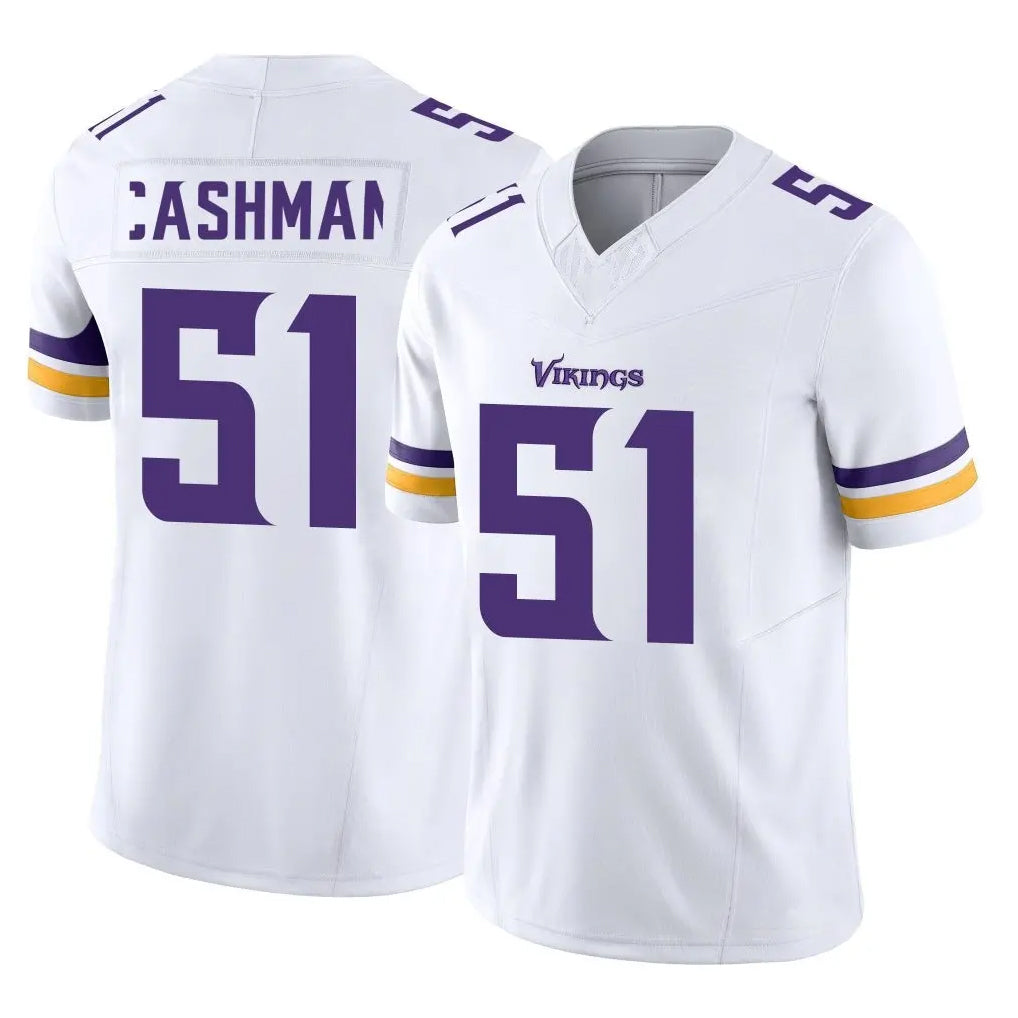 M.Vikings #51 Blake Cashman Player White Limited Vapor F.U.S.E. Home Game Ldoa Stitched Jerseys