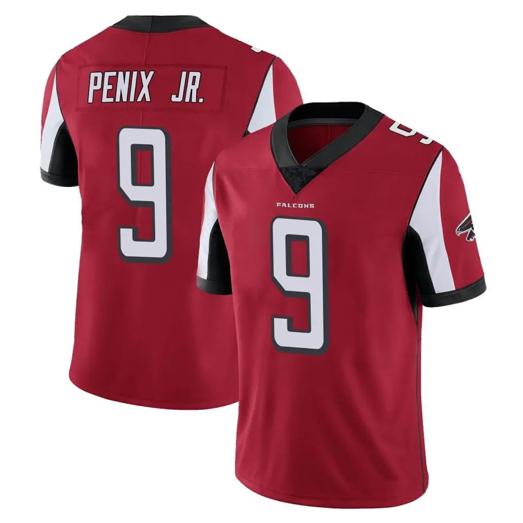 A.Falcons #9 Michael Penix Jr. Player Red Color Vapor Untouchable Limited Home Game Ldoa Stitched Jerseys