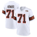 C.Browns #71 Tytus Howard Player White Alternate Home Game Ldoa Stitched Jerseys