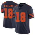 C.Bears #18 Caleb Williams Player Navy Blue Alternate Vapor Untouchable Limited Ldoa Stitched Jerseys