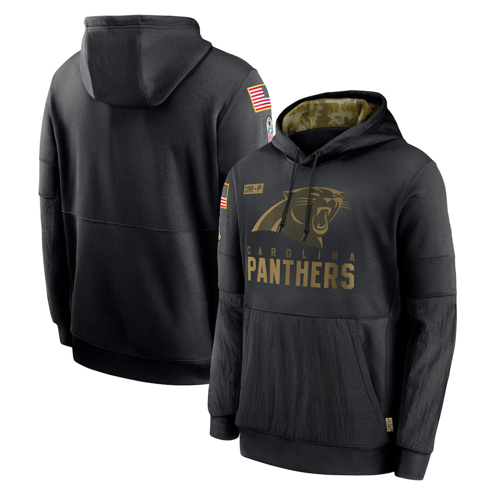 C.Panthers ## Panthers Blank Player Black Salute to Service Pullover Hoodies Limited Game Ldoa Stitched Jerseys