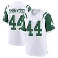 NY.Jets #44 Jamien Sherwood Player White Classic Home Game Ldoa Stitched Jerseys