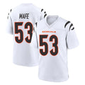 C.Bengals #53 Boye Mafe Player White Home Game Ldoa Stitched Jerseys