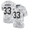 A.Cardinals #33 Trey Benson Player Camo Salute to Service Limited Ldoa Stitched Jerseys