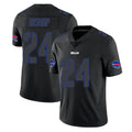B.Bills #24 Cole Bishop Player Limited Black Impact Game Ldoa Stitched Jerseys