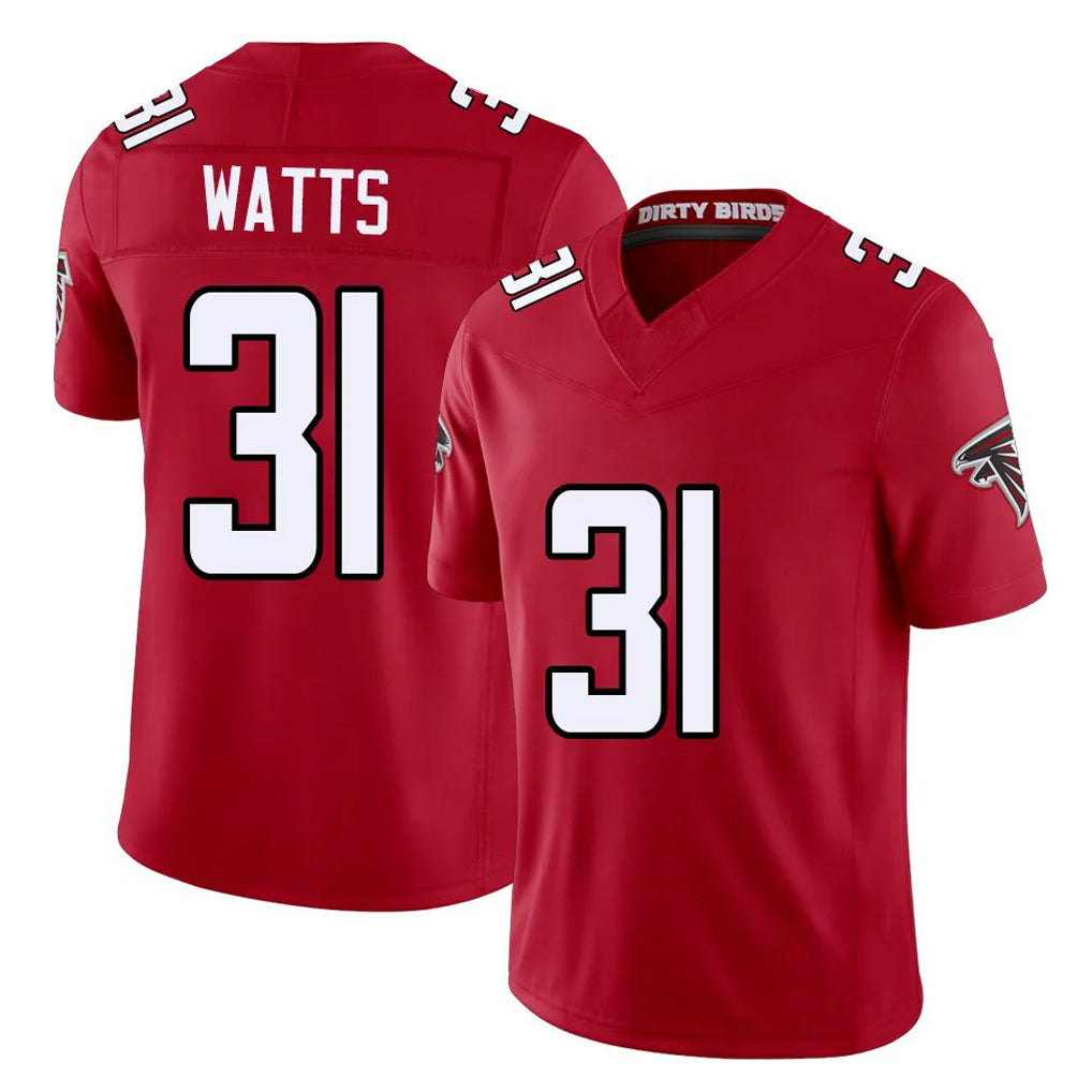 A.Falcons #31 Xavier Watts Player Red Team Color Vapor F.U.S.E. Limited Ldoa Stitched Jerseys