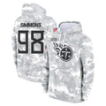 T.Titans #98 Jeffery Simmons Player Camo Arctic Salute to Service Pullover Hoodies Home Game Ldoa Stitched Jerseys
