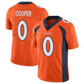 D.Broncos #0 Jonathon Cooper Player Orange Color Vapor Untouchable Limited Game Ldoa Stitched Jerseys