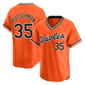 B.Orioles #35 Adley Rutschman Player Orange T-shirt Limited Home Game Ldoa Stitched Jerseys
