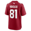 A.Cardinals #81 Travis Vokolek Player Cardinal Home Game Ldoa Stitched Jerseys