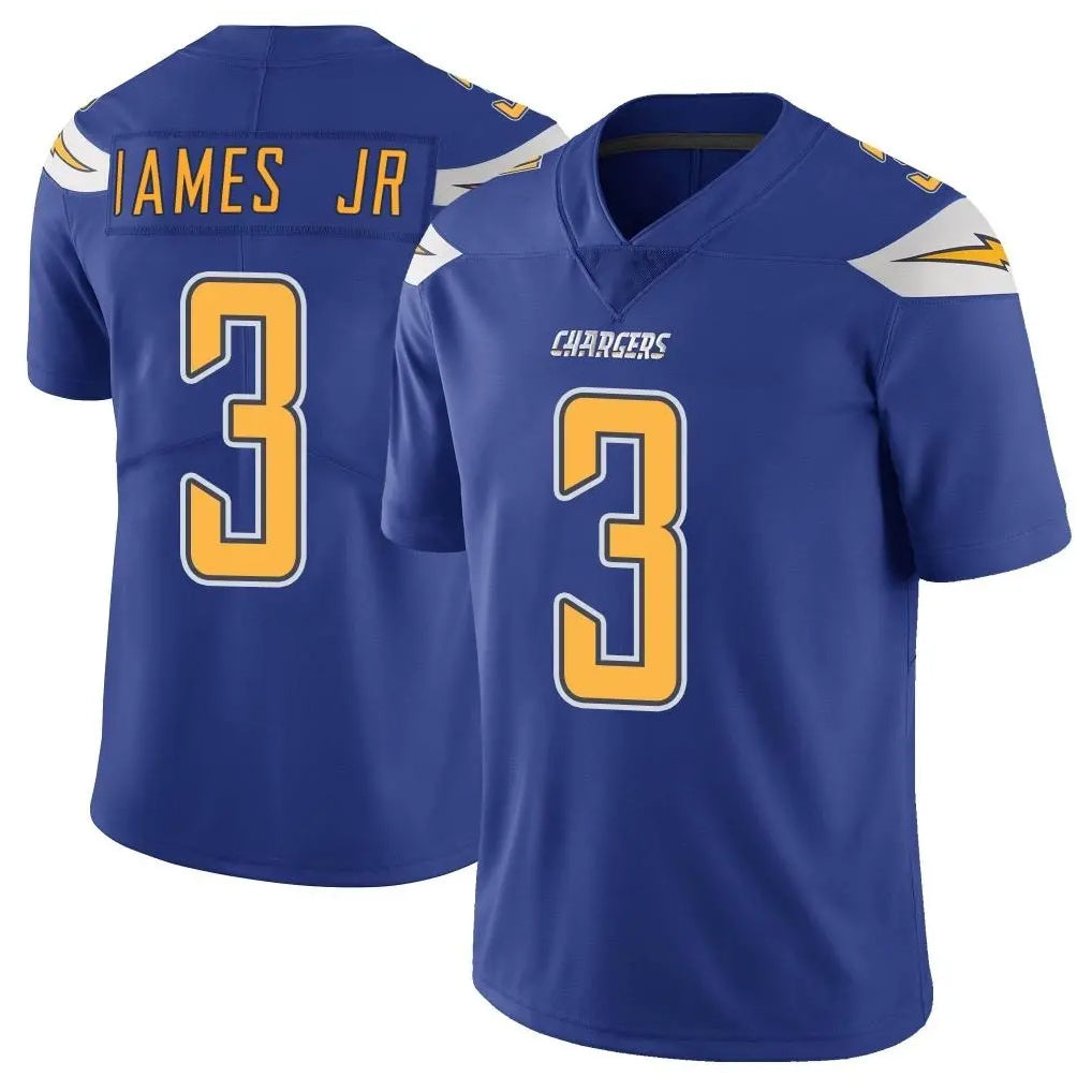 LA.Chargers #3 Derwin James Jr. Player Royal Limited Color Rush Vapor Untouchable Home Game Ldoa Stitched Jerseys