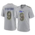 LA.Rams #9 Matthew Stafford Player Gray Atmosphere Fashion Home Game Ldoa Stitched Jerseys