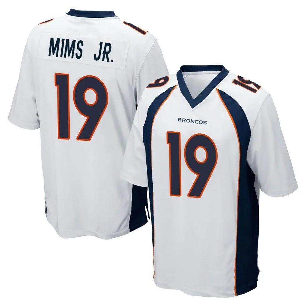 D.Broncos #19 Marvin Mims Jr. Player White Game Ldoa Stitched Jerseys