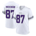 M.Vikings #87 T.J. Hockenson Player White Alternate Home Game Ldoa Stitched Jerseys
