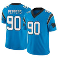 C.Panthers #90 Julius Peppers Player Blue Vapor F.U.S.E. Limited Home Game Ldoa Stitched Jerseys