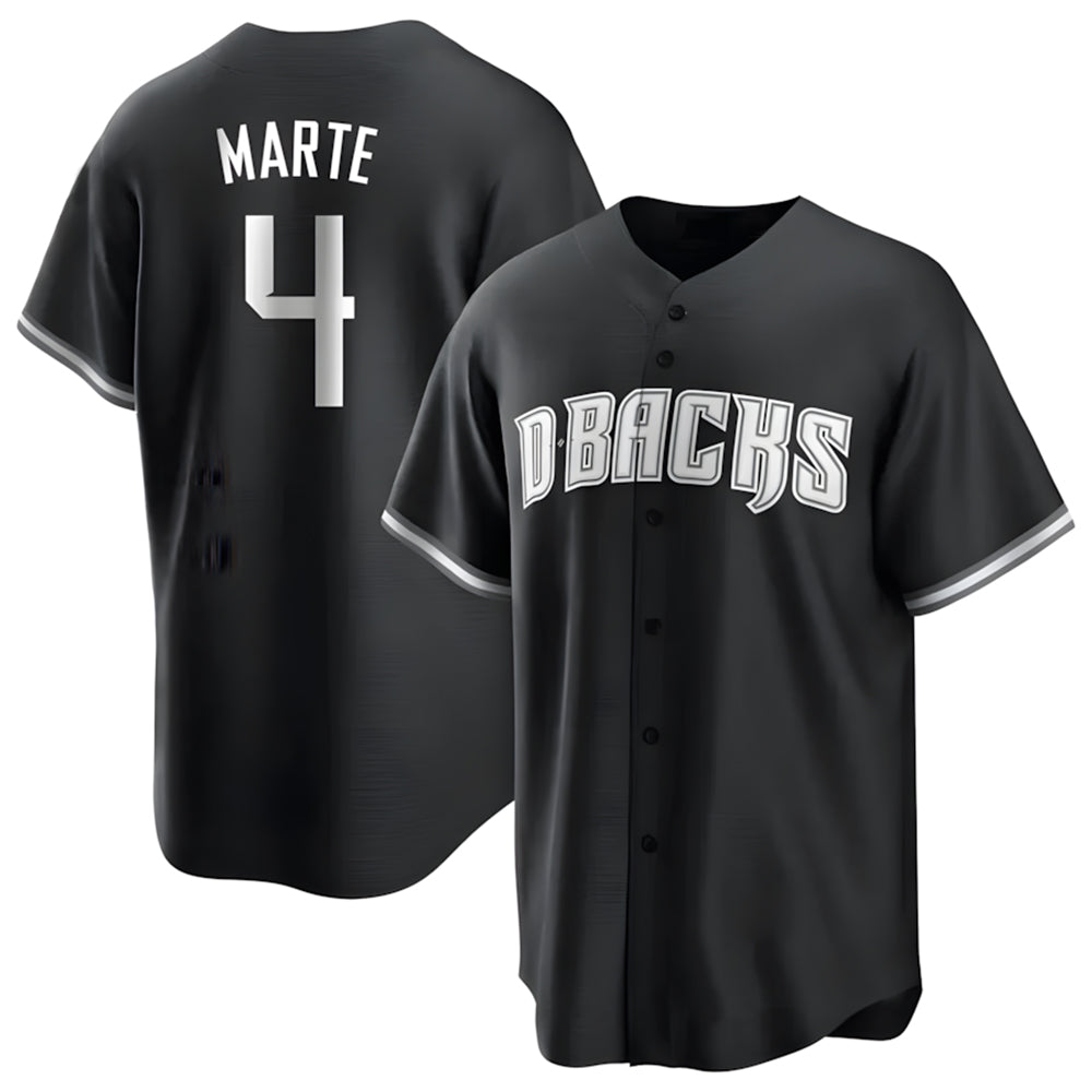 A.Diamondbacks #4 Ketel Marte Player Player Black Game Home Ldoa Stitched Jerseys