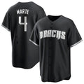A.Diamondbacks #4 Ketel Marte Player Player Black Game Home Ldoa Stitched Jerseys