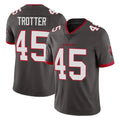 TB.Buccaneers #45 Josiah Trotte Player Pewter Limited Alternate Vapor Home Game Ldoa Stitched Jerseys