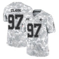 D.Cowboys #97 Kenny Clark Player Arctic Camo Salute to Service Limited Home Game Ldoa Stitched Jerseys