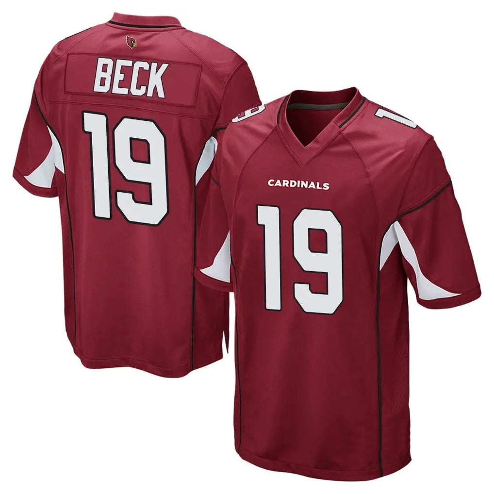 A.Cardinals #19 Carson Beck Player Cardinal Home Game Ldoa Stitched Jerseys
