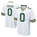 GB.Packers #0 Matthew Golden Player White Home Game Ldoa Stitched Jerseys